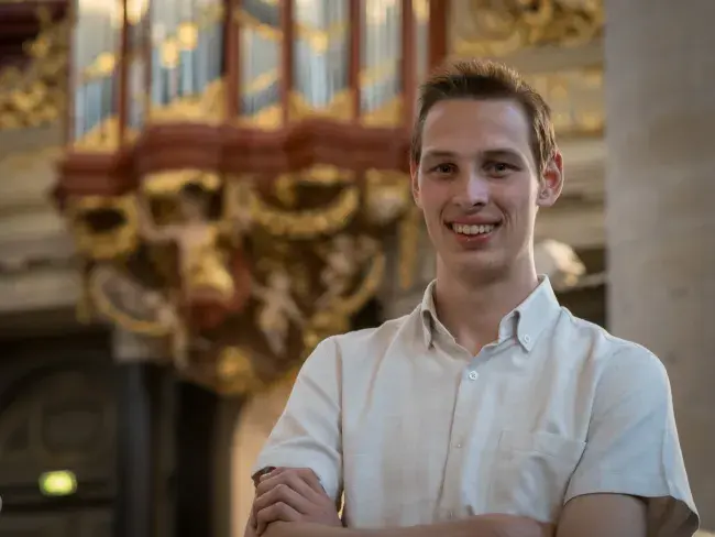 Organist Jan Hogendoorn